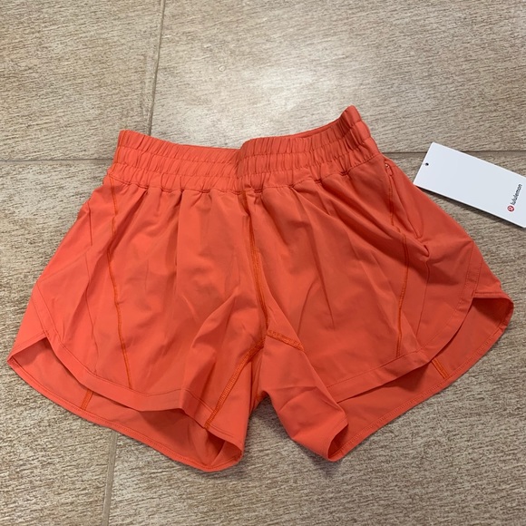 ❤️LULULEMON TRACK THAT MR SHORT 5”-WARM CORAL-6/8 - Picture 4 of 11